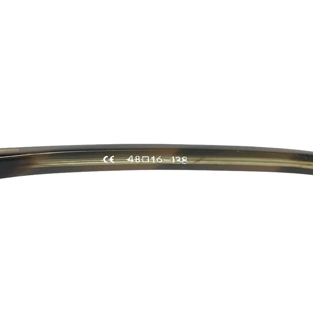 Matsuda Eyeglasses Frames 10321 BR/IG Brown Green Oval Horn Rim 48-16-138